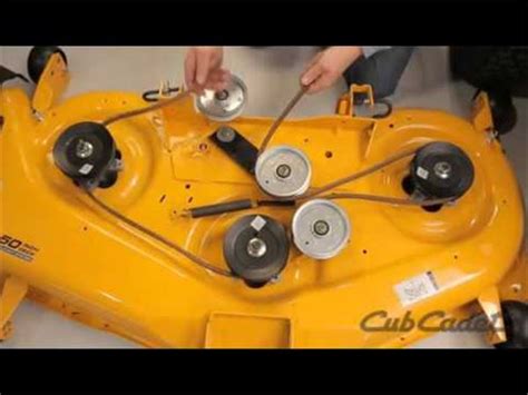 cub cadet zero turn pulley diagram